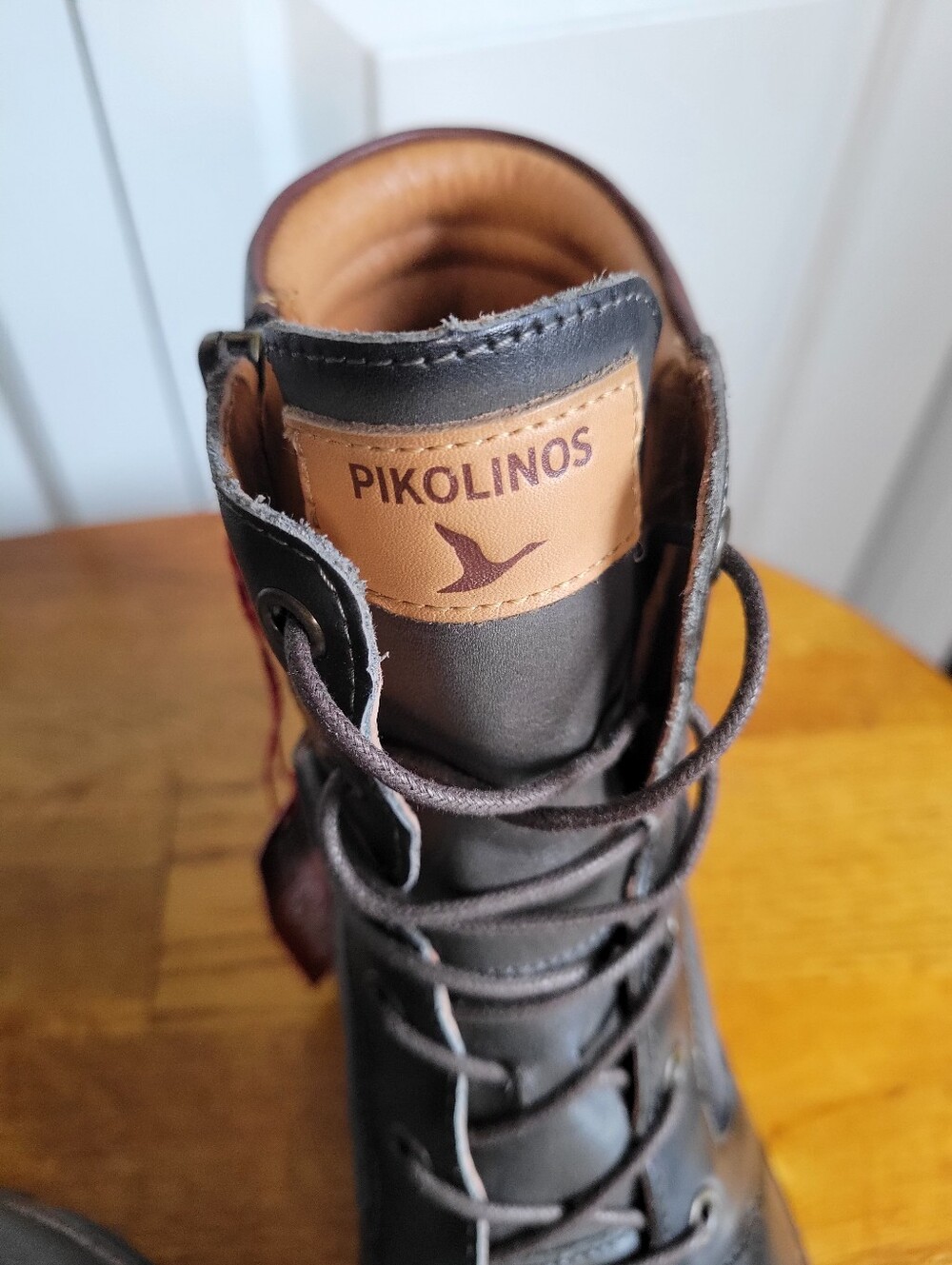 Womens PIKOLINOS San Sebastian Leather Lace-Up Ankle Boots - Picture 4 of 7